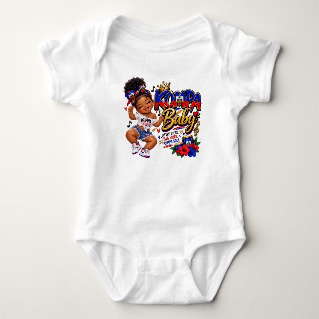 KOMPA Baby Tanzfeier Strampler (Vorderseite)