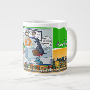 Kompagnons im Verbrechen Wortwörtlicher Wortwitz Jumbo-Tasse