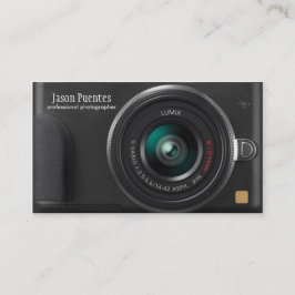 Kompakte Digitalkamera-Fotograf-Visitenkarte Visitenkarte