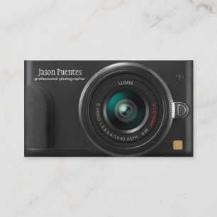 Kompakte Digitalkamera-Fotograf-Visitenkarte Visitenkarte