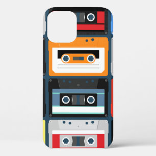 Kompakte Kassetten. Set. Vintage Bildfläche Case-Mate iPhone Hülle