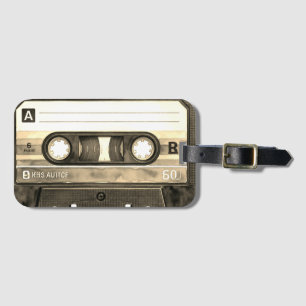 Kompaktkassettenband Alt Retro Vintage Gepäckanhänger