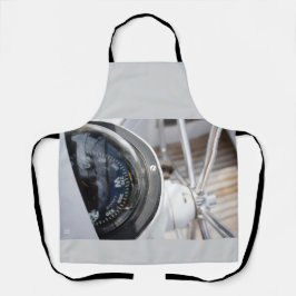 Kompas dat de richting geeft aan een avontuur. schürze