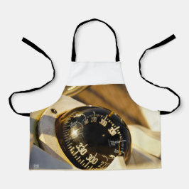 Kompas helpt navigeren en koer behouden. schürze