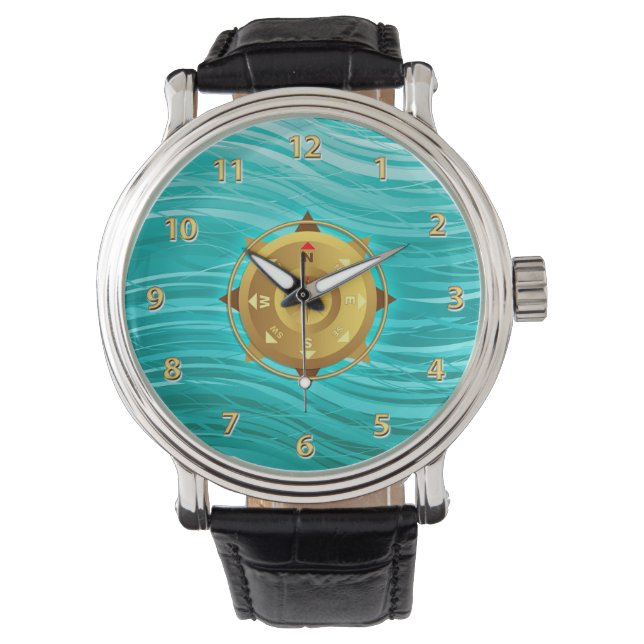 Kompass Armbanduhr (Vorderseite)