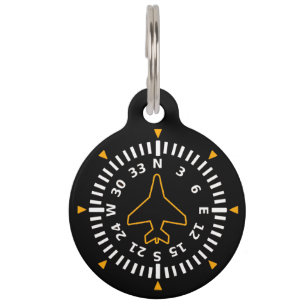 Kompass-Fluggerät Haustiermarke
