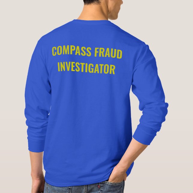Kompass Fraud Investigator T-Shirt (Rückseite)