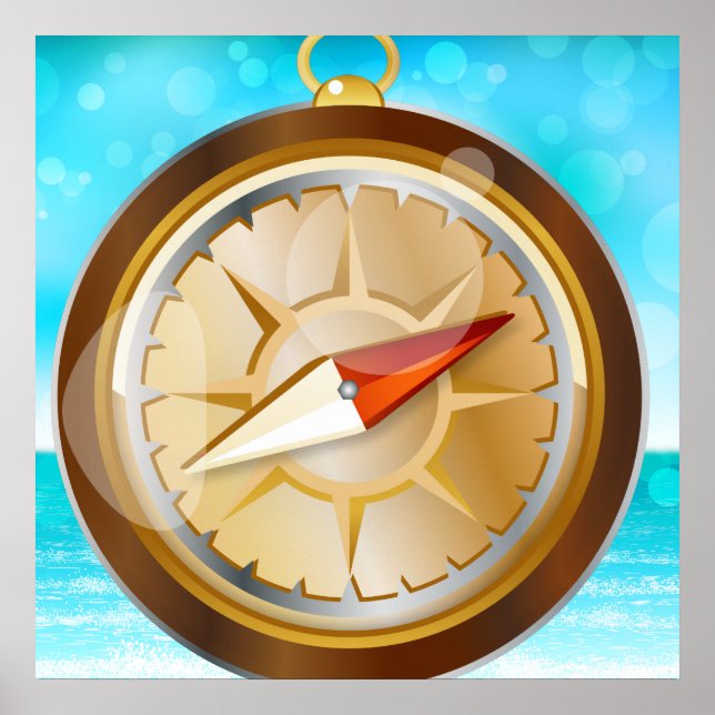 Kompass Poster (Vorne)