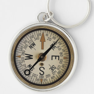 Kompass-Rose 1 Schlüsselanhänger