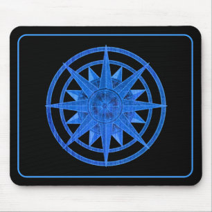 Kompass-Rose Mousepad
