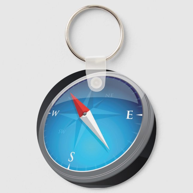 Kompass Schlüsselanhänger (Vorderseite)