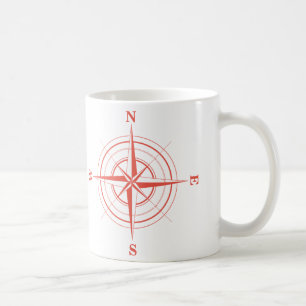 Kompass-Seereise-Nordsüdostwesten Tasse
