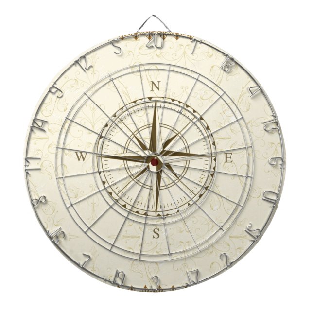 Kompass Vintag Südost Dartscheibe (vorne)