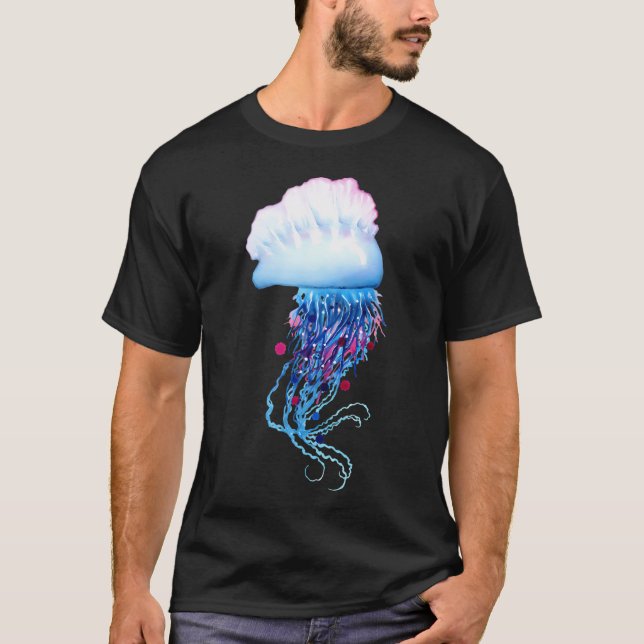 Kompassqualle T-Shirt (Vorderseite)