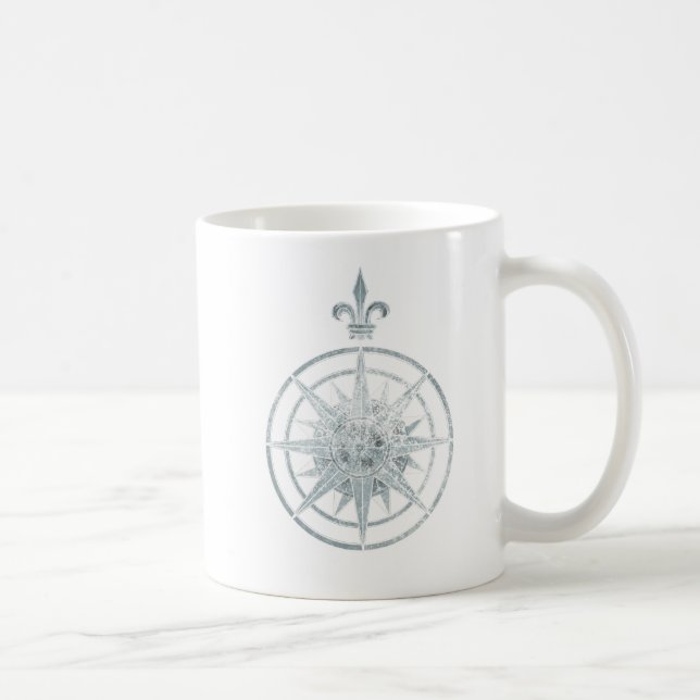 Kompassrose Kaffeetasse (Rechts)