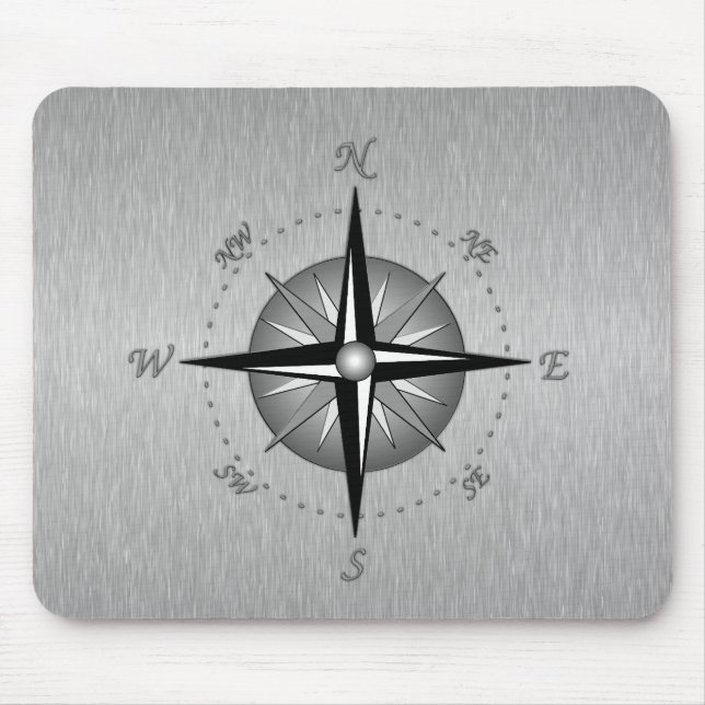 Kompassrose Mousepad (Vorne)