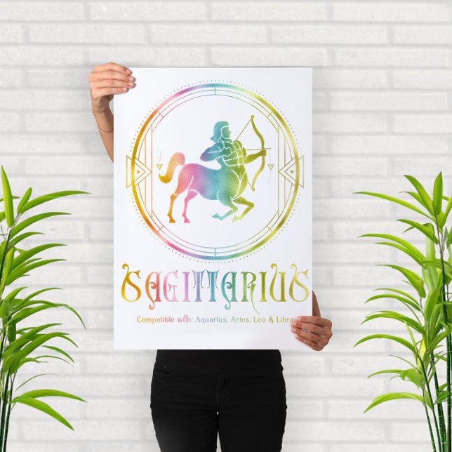 Kompatibilitätsdesign von Zodiac Sagittarius Poster (Von Creator hochgeladen)