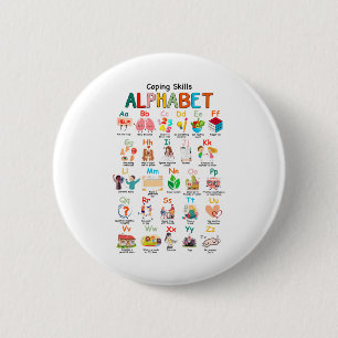 Kompetenz Abc Alphabet Mental Health Awareness Cou Button