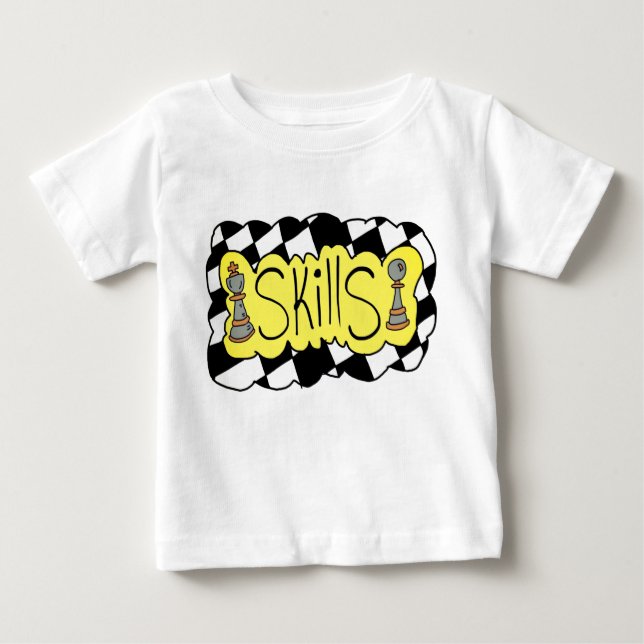 Kompetenzschach Baby T-shirt (Vorderseite)