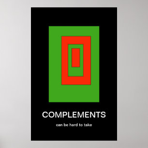 Komplementarität mit Demotivationspaket Poster