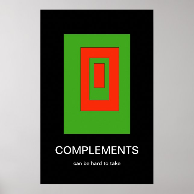 Komplementarität mit Demotivationspaket Poster (Vorne)