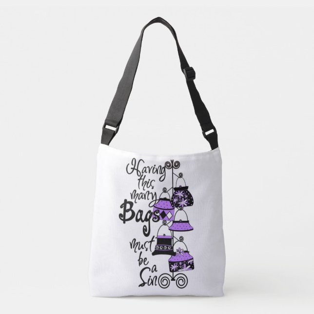 Komplett bedruckte Tragetasche mit langen Trägern, Tragetaschen Mit Langen Trägern (Vorderseite)