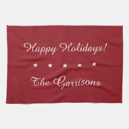 Komplett individualisierbares Handtuch Holidays