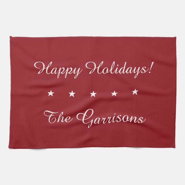 Komplett individualisierbares Handtuch Holidays (Horizontal)