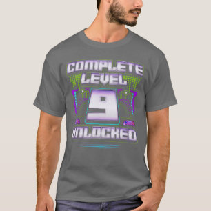 Komplett Level 9 freigeschaltet 9 Jahre altes Gebu T-Shirt