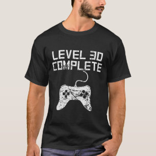 Kompletter 30. Geburtstag des Niveau-30 T-Shirt