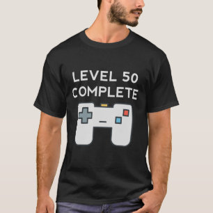 Kompletter 50. Geburtstag des Niveau-50 T-Shirt