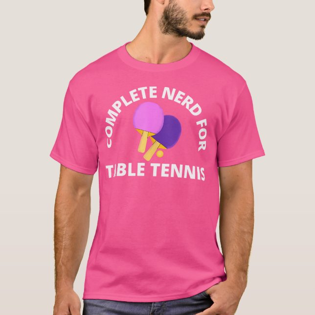 Kompletter Nerd für Tischtennis Männer - Kinder Ta T-Shirt (Vorderseite)