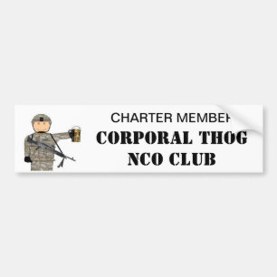 KOMPLETTER THOG NCO VEREIN AUTOAUFKLEBER