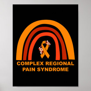 Komplex Regional Pain Syndrome Awareness Crps Oran Poster