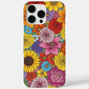 KOMPLEXE BLUMENDRUCKE iPhone 16 PRO MAX HÜLLE