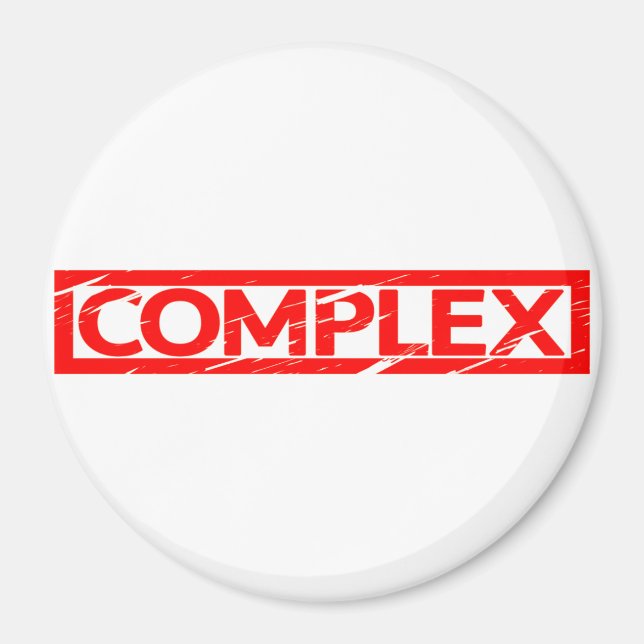 Komplexe Briefmarke Magnet (Vorne)