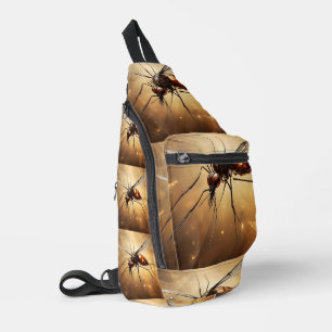 Komplexe Flügel: Die Mosquito-Fraktal-Kunst Crossbody Bag