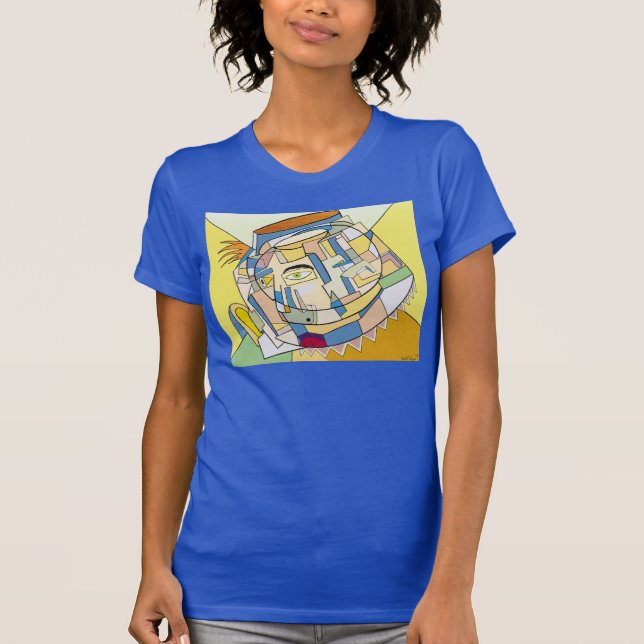 "Komplexe Gedanken" durch Ruchell Alexander T-Shirt (Vorderseite)