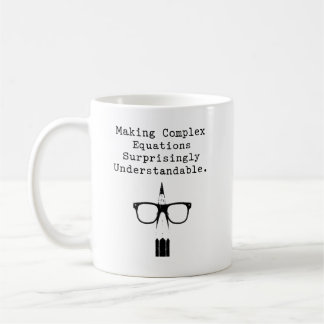 Komplexe Gleichungen verständlich machen Kaffeetasse