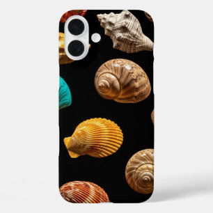 Komplexe Meeresmuscheln iPhone 16 Plus Hülle