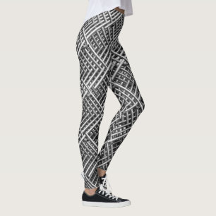 Komplexe Metallstruktur Leggings