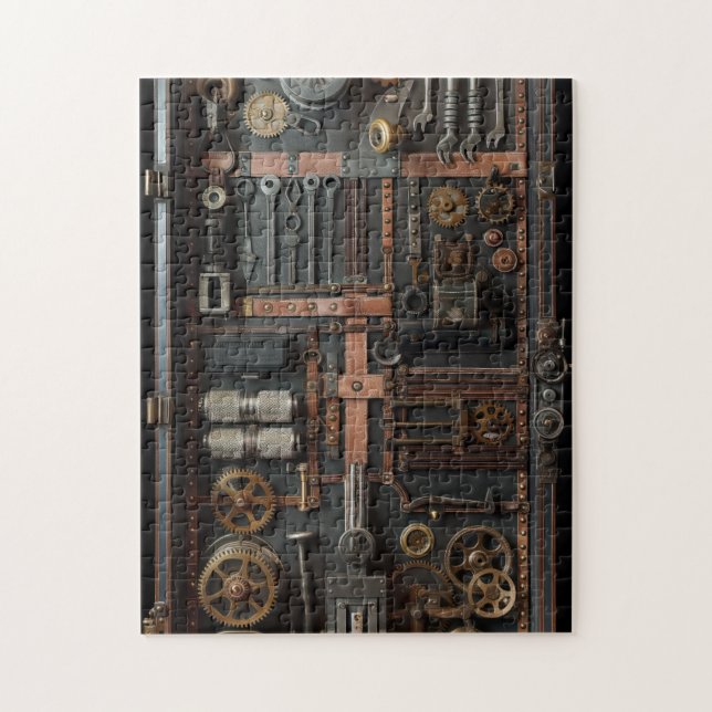 Komplexe Stahlkasten Puzzle (Vertikal)