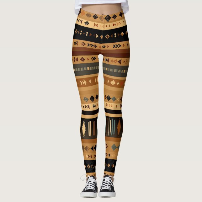 Komplexe Stammesschichten Leggings (Vorderseite)