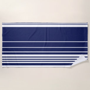 Komplexe Streifen - blau Strandtuch