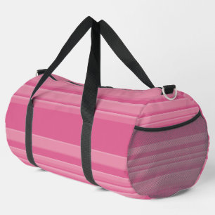 Komplexe Streifen in Rosa Duffle Bag