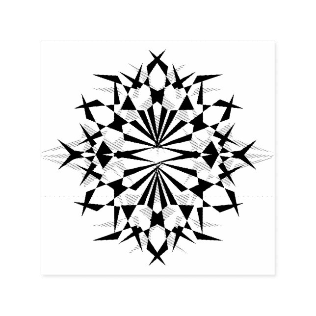 Komplexe Struktur Benutzerdefiniert 1,5" x 1,5" Br Permastempel (Design)