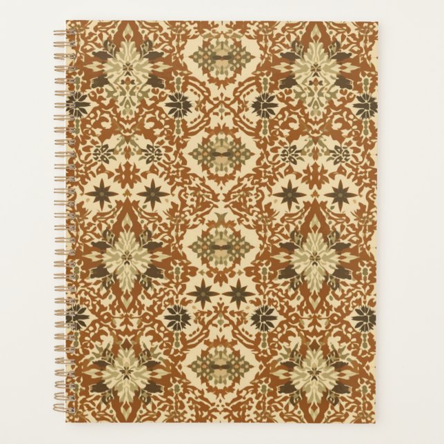 Komplexes Bohemian-Ethnik-Design Planer (Vorderseite)