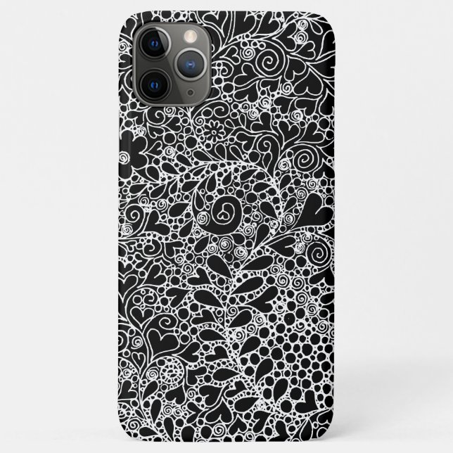 Komplexes florales Design iPhone / iPad-Hülle Case-Mate iPhone Hülle (Rückseite)