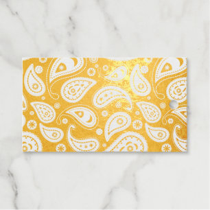 Komplexes florales Paisley-Druckdesign Geschenkanhänger