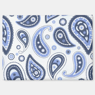 Komplexes florales Paisley-Druckdesign Magnet